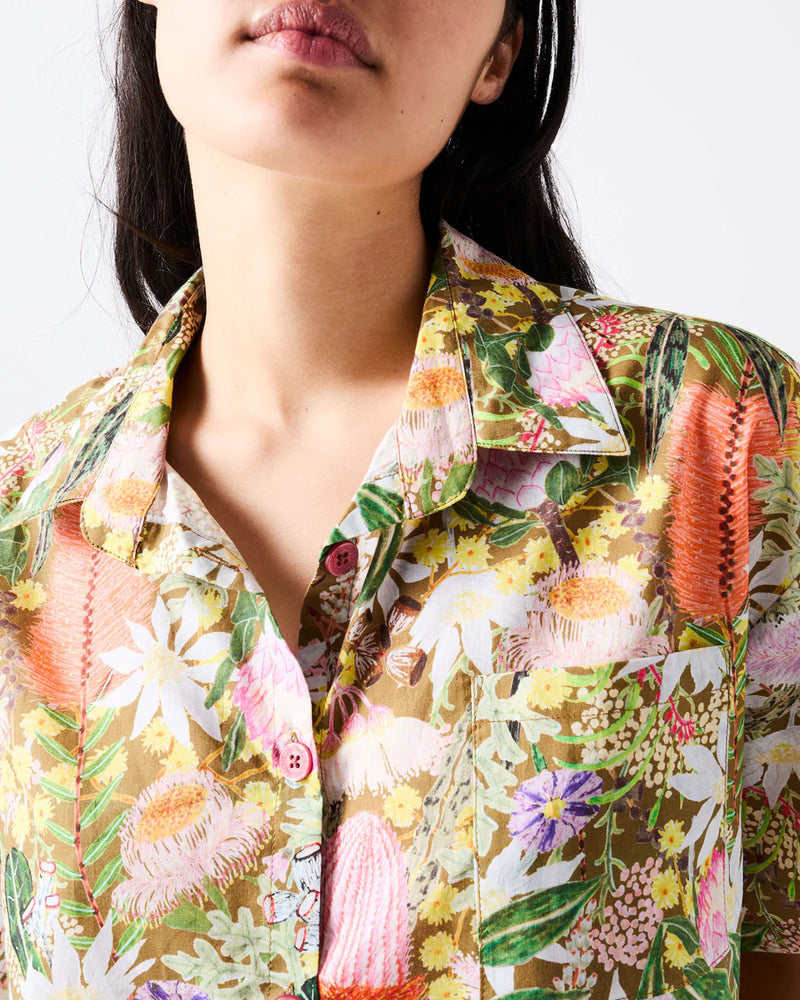 
                      
                        Native Plantation Adult Organic Cotton Short Sleeve Shirt & Short Pyjama Set
                      
                    