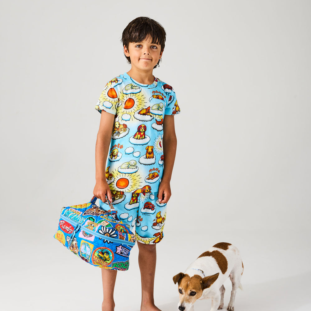 
                      
                        Kip&Co x Mambo Puppies Kids Organic Cotton Short Sleeve Tee & Short Pyjama Set
                      
                    