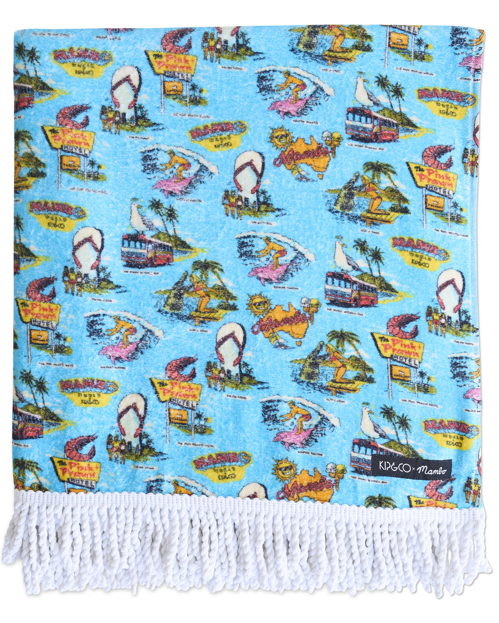 Kip&Co x Mambo Mambo World Printed Terry Beach Towel One Size