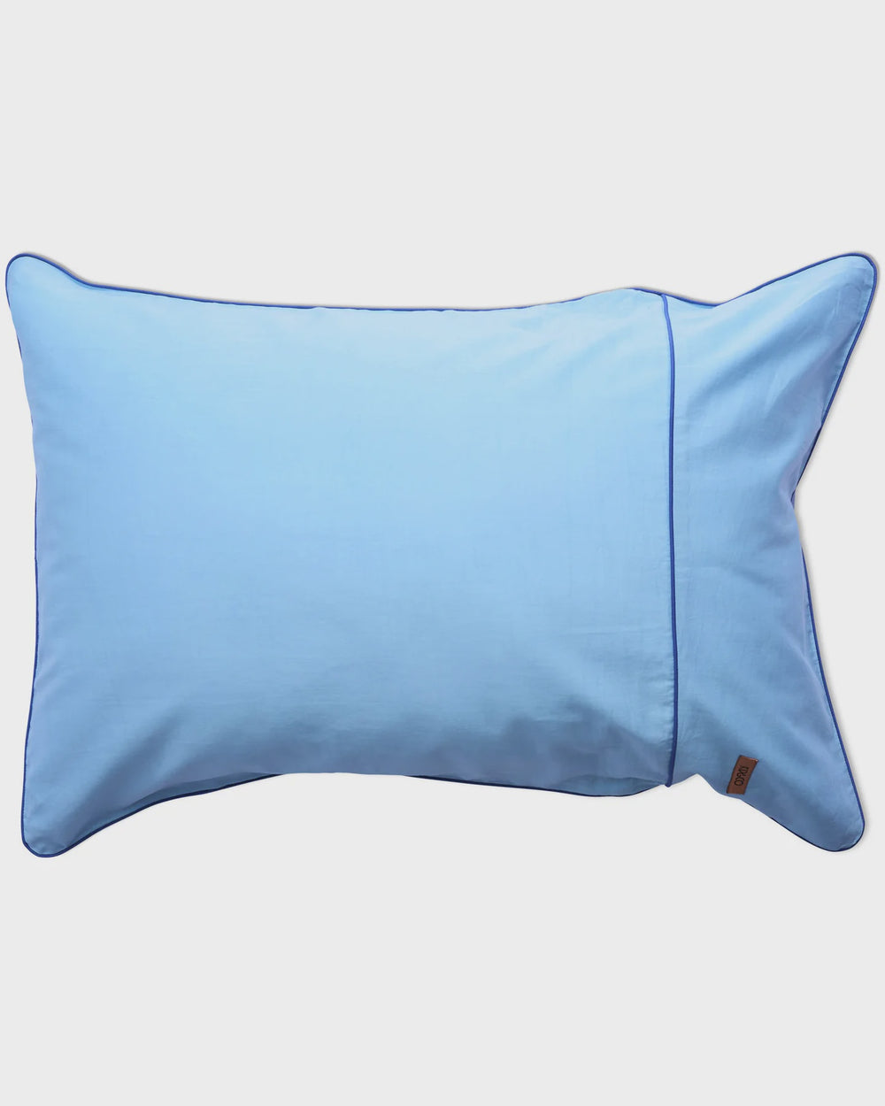Glow In Blue Bamboo Cotton Pillowcases 2P Std Set