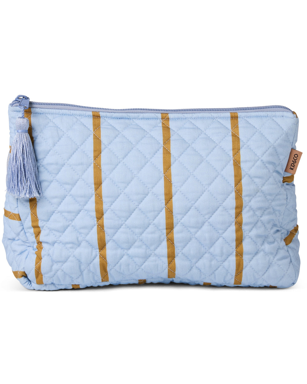 Como Stripe Quilted Cotton Toiletry Purse One Size
