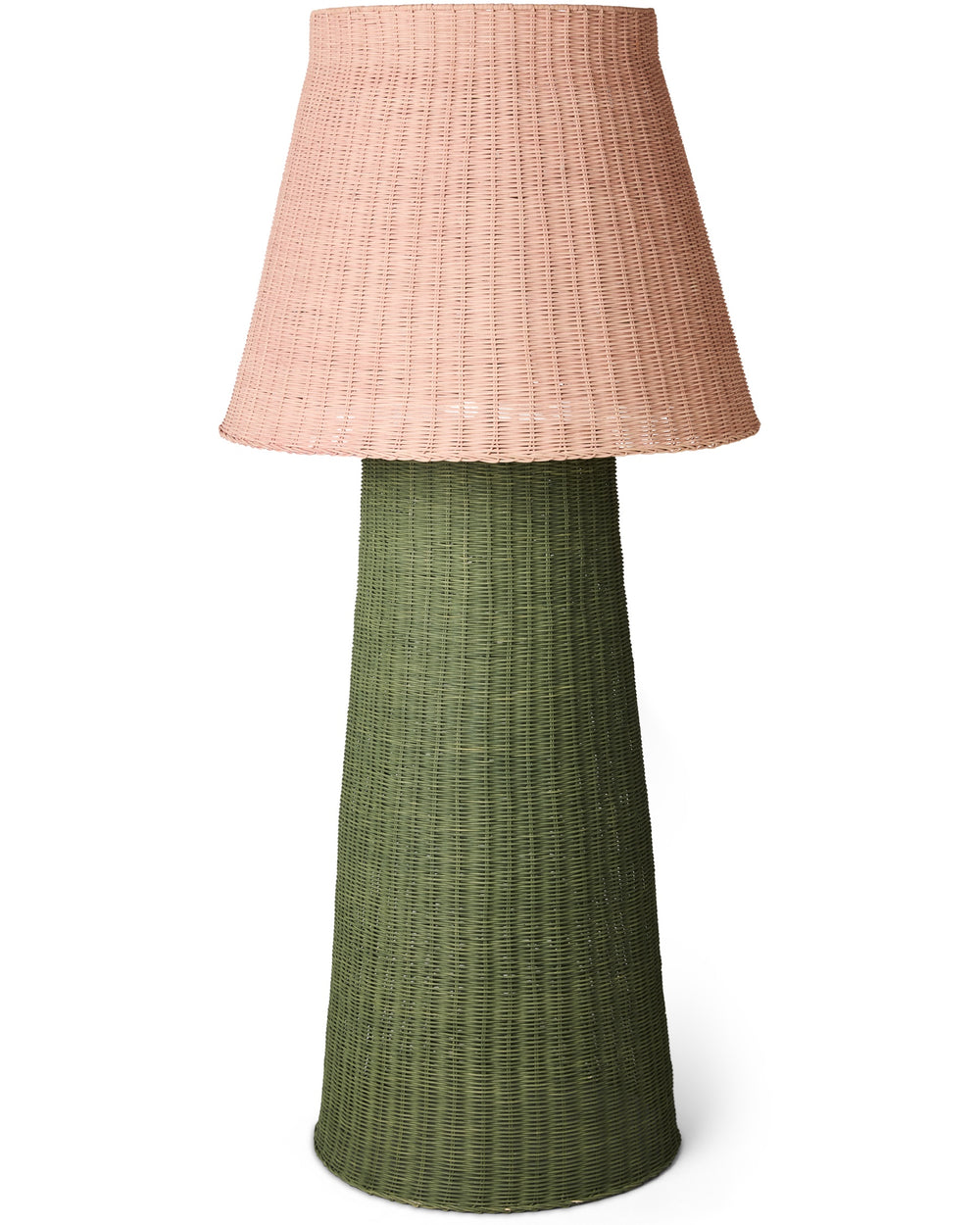 Portofino Rattan Floor Lamp One Size