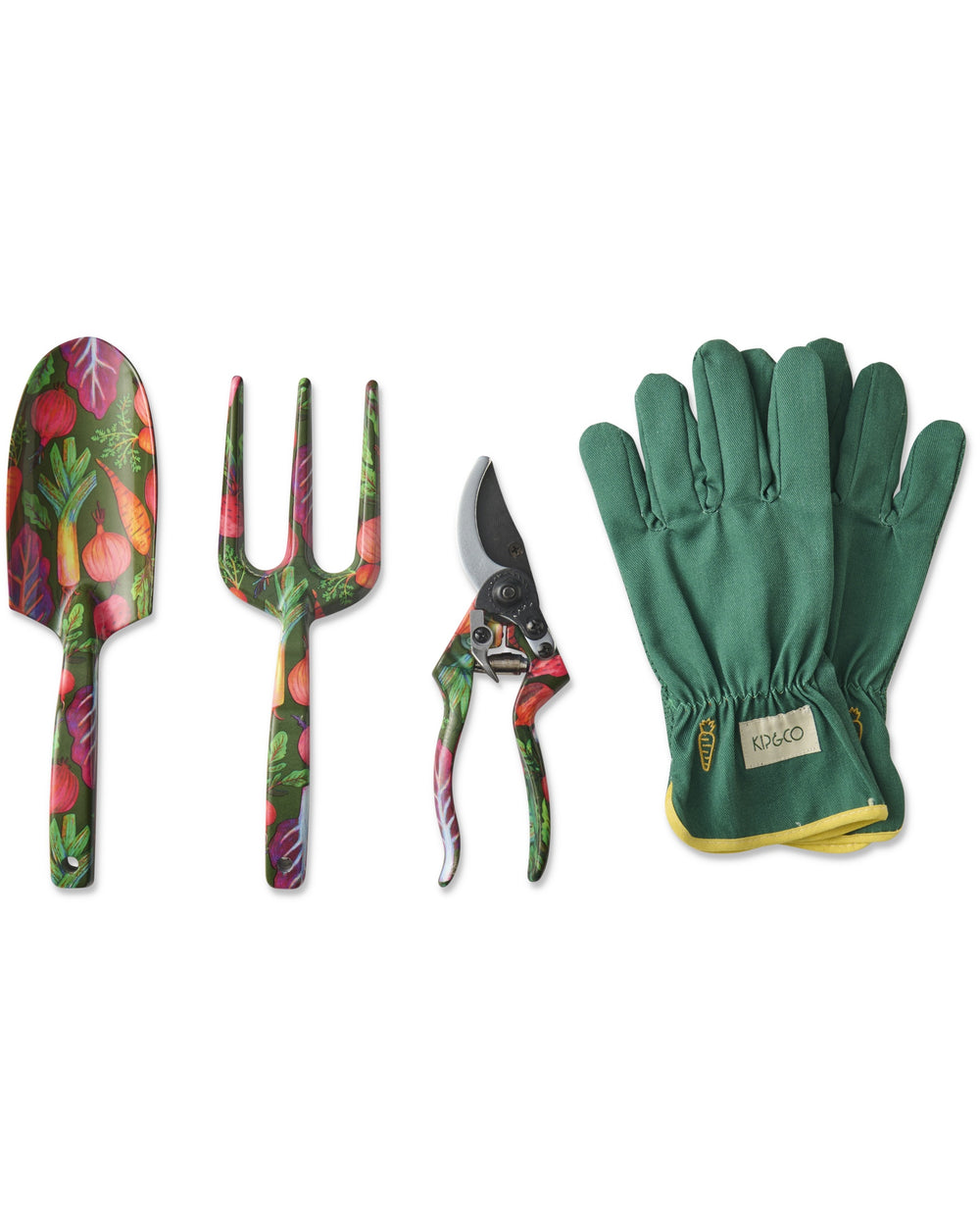 Veggie Soup Garden Tools and Gloves Set One Size