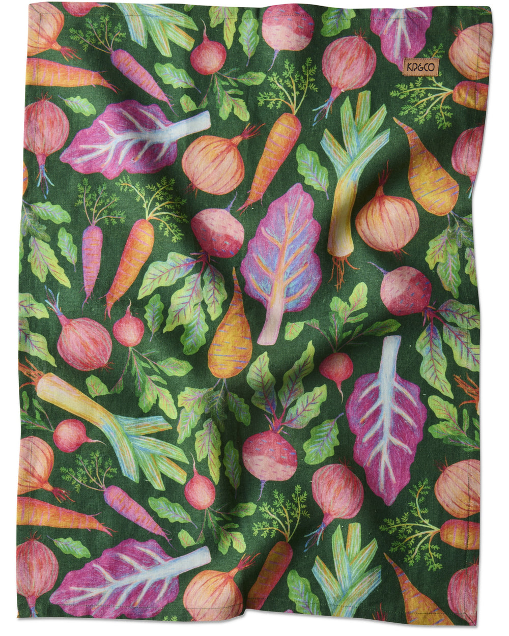 Veggie Soup Tea Towel One Size
