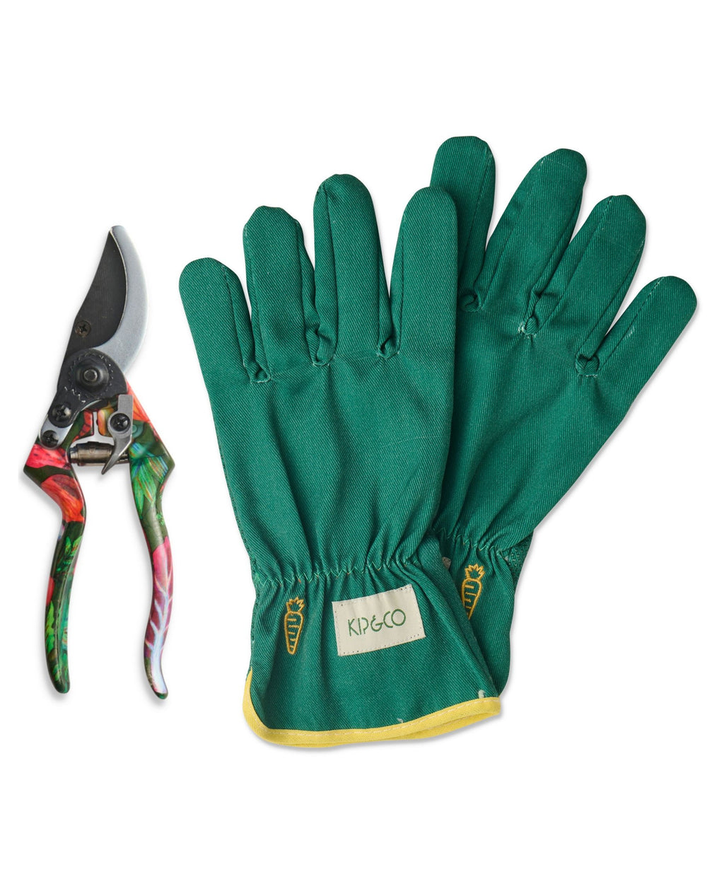 Veggie Soup Garden Secateurs and Gloves Set One Size