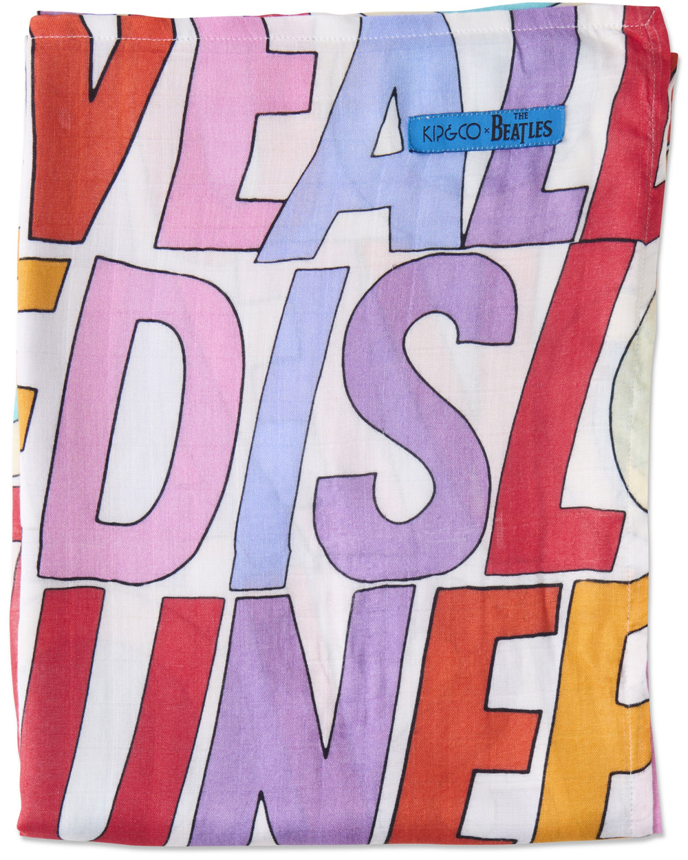 Kip&Co x The Beatles All You Need Is Love Bamboo Swaddle One Size