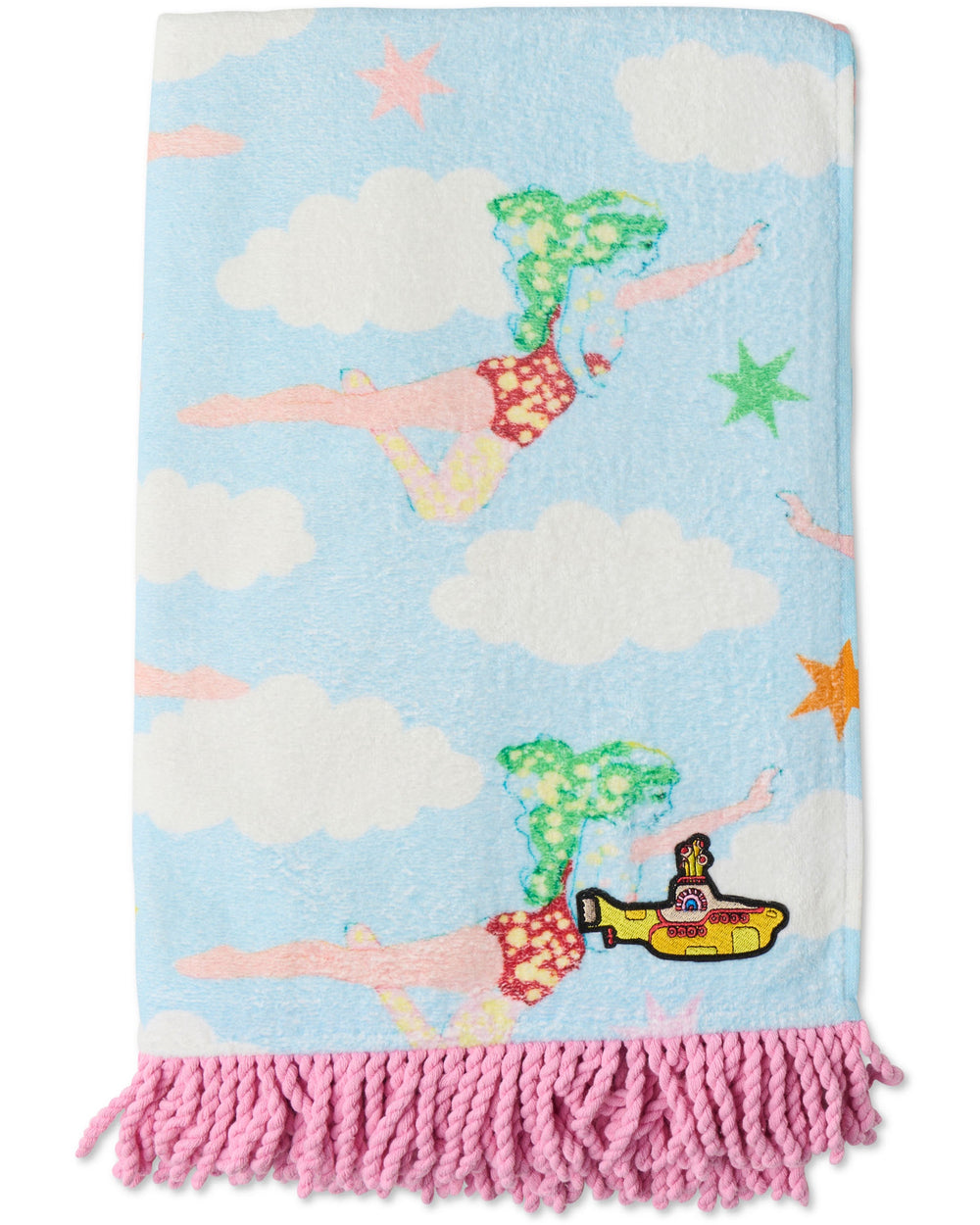 Kip&Co x The Beatles Lucy In The Sky With Diamonds Terry Beach Towel One Size