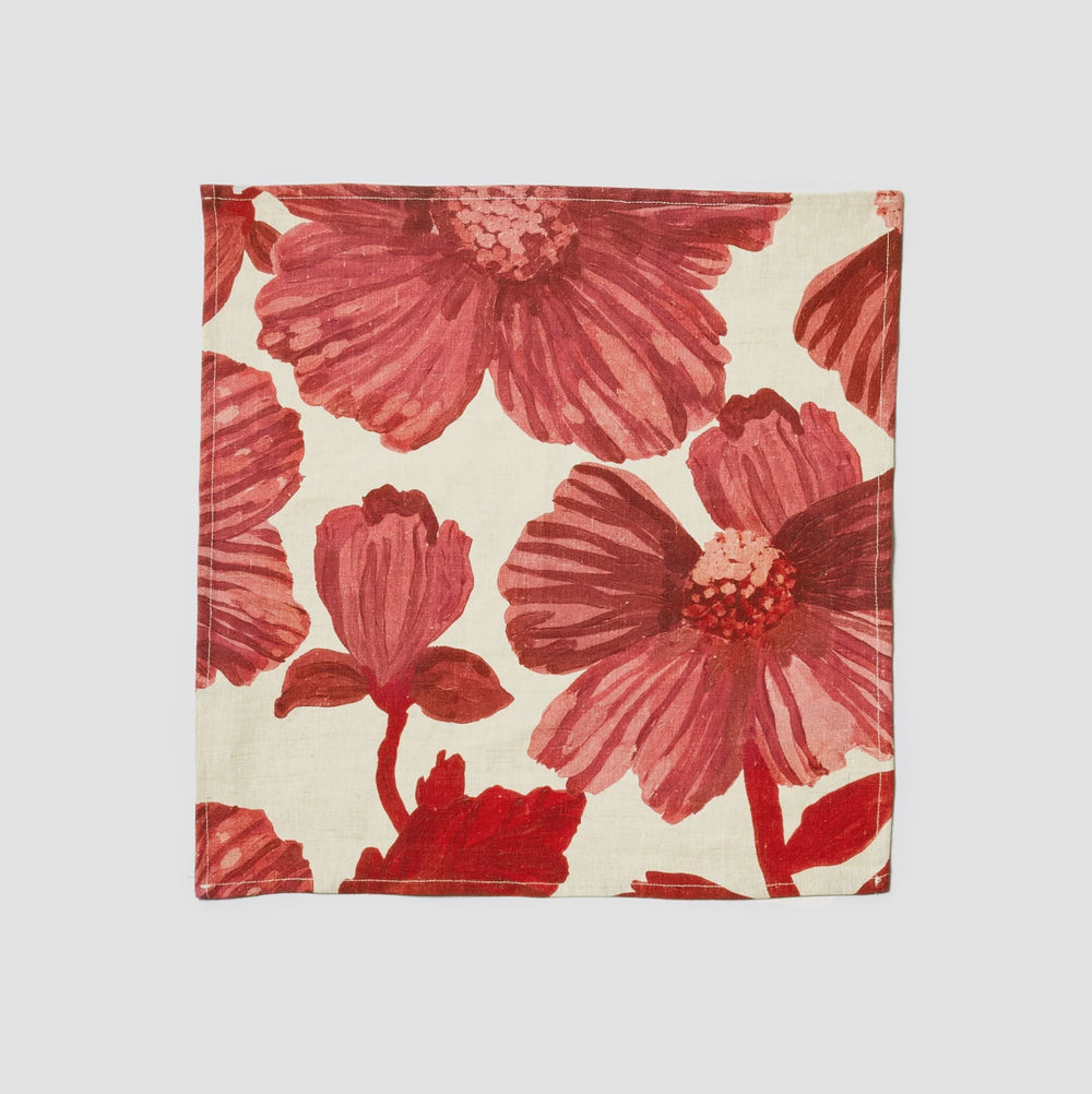 Leon Cerise Napkin (set of 4)