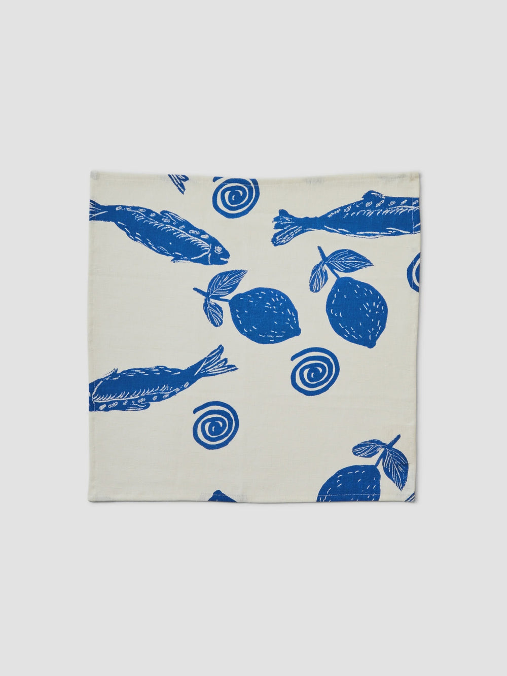 Sardines Blue Napkins (set of 4)