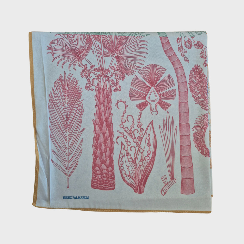 Satin Scarf- Palms
