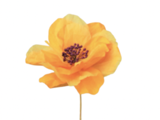 Small Paper Flower- Yellow