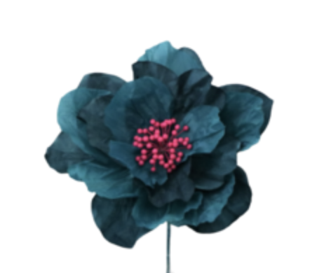 Small Paper Flower- Teal
