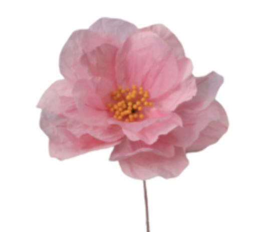 Small Paper Flower- Baby Pink