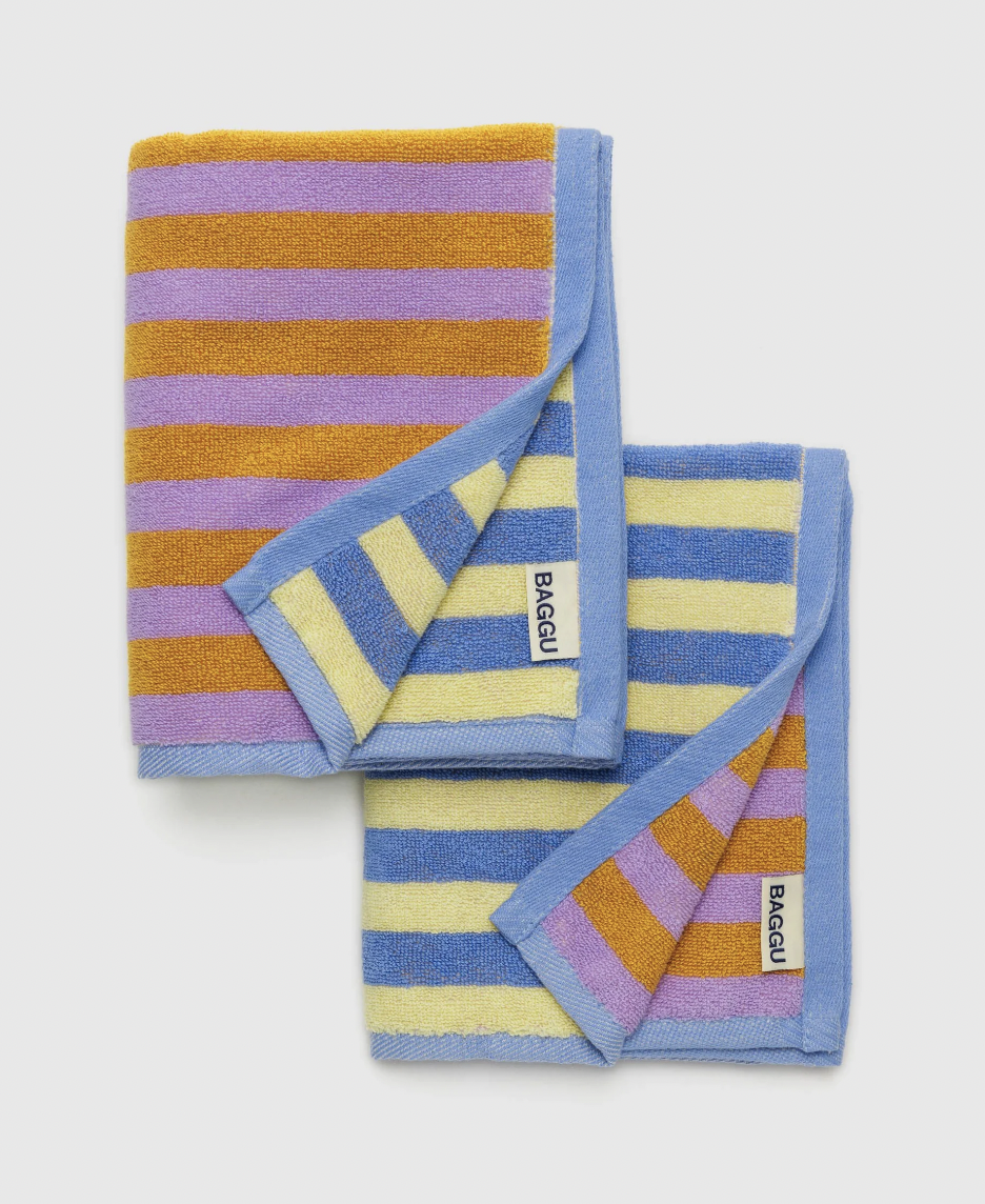 Hand Towel Set of 2 - Hotel Stripe