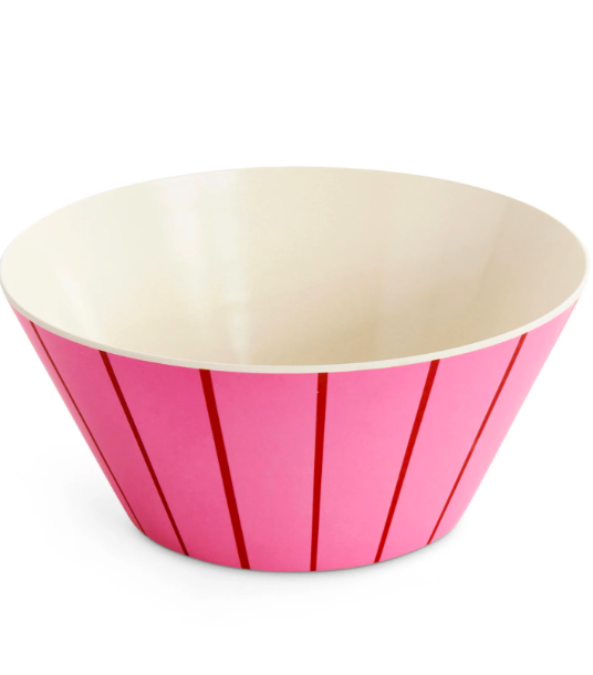 Iced Vovo Stripe Salad Bowl One Size