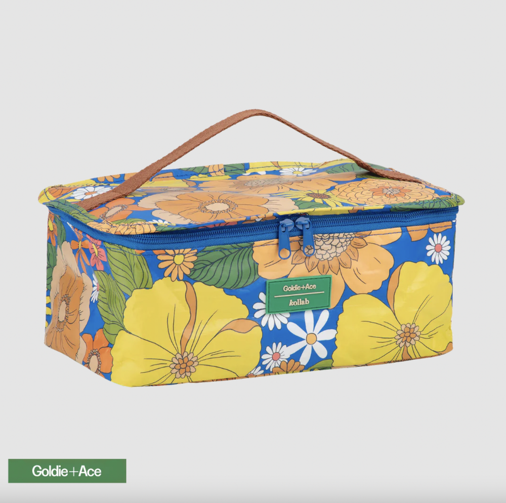 Goldie & Ace x Kollab Zoe Floral Toiletry Stash Bag
