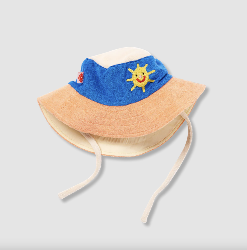 Happy Camper Terry Kids Bucket Hat - 1 - 3 YEARS