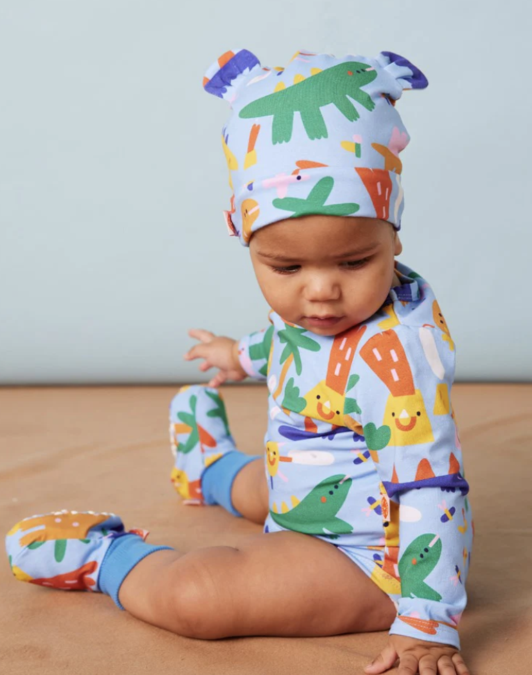 Dino Days Baby Hat- 0-3 Mths
