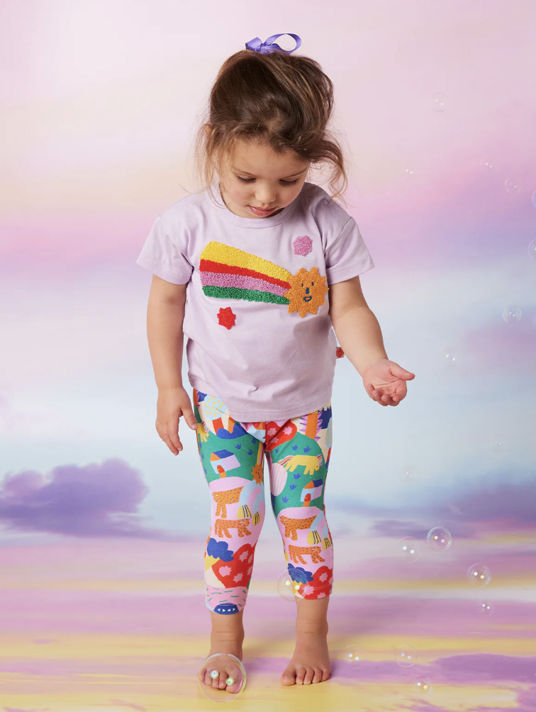 Rainbow Valley Baby Leggings