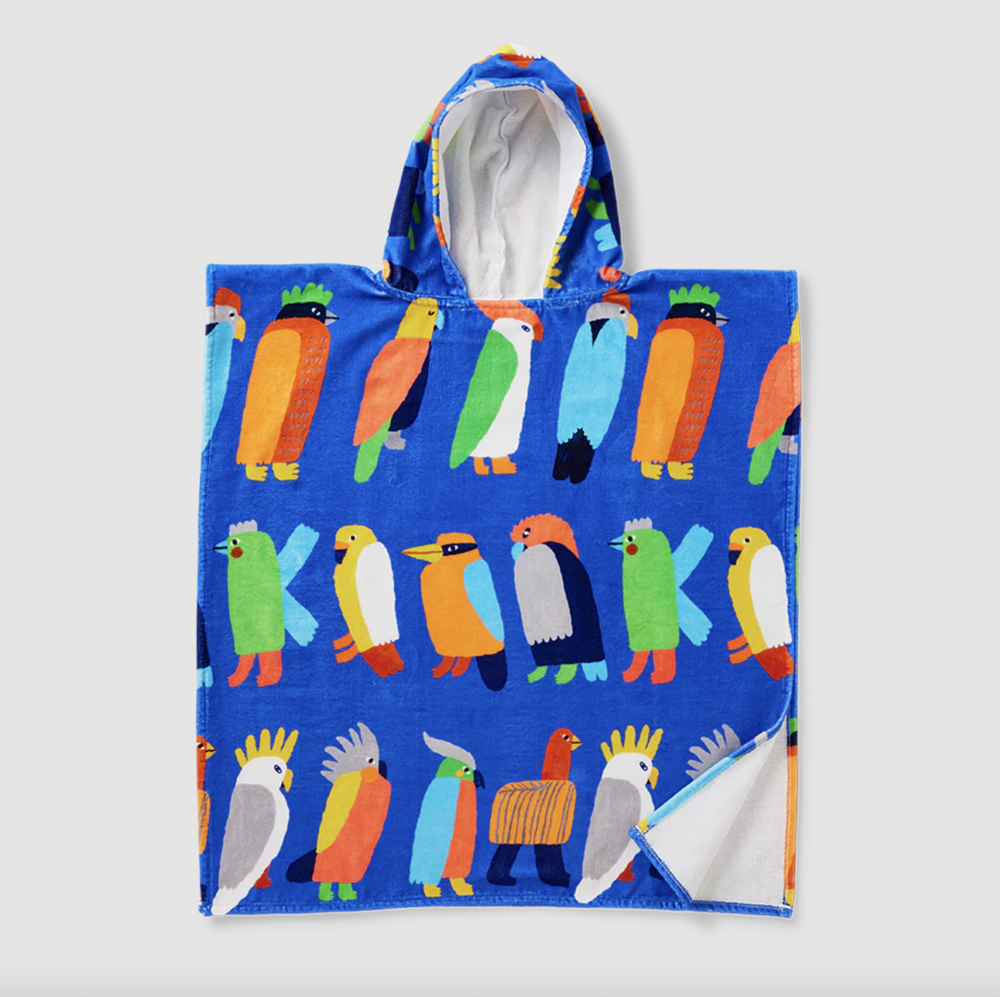 Kids Hooded Towel Flamin' Galahs