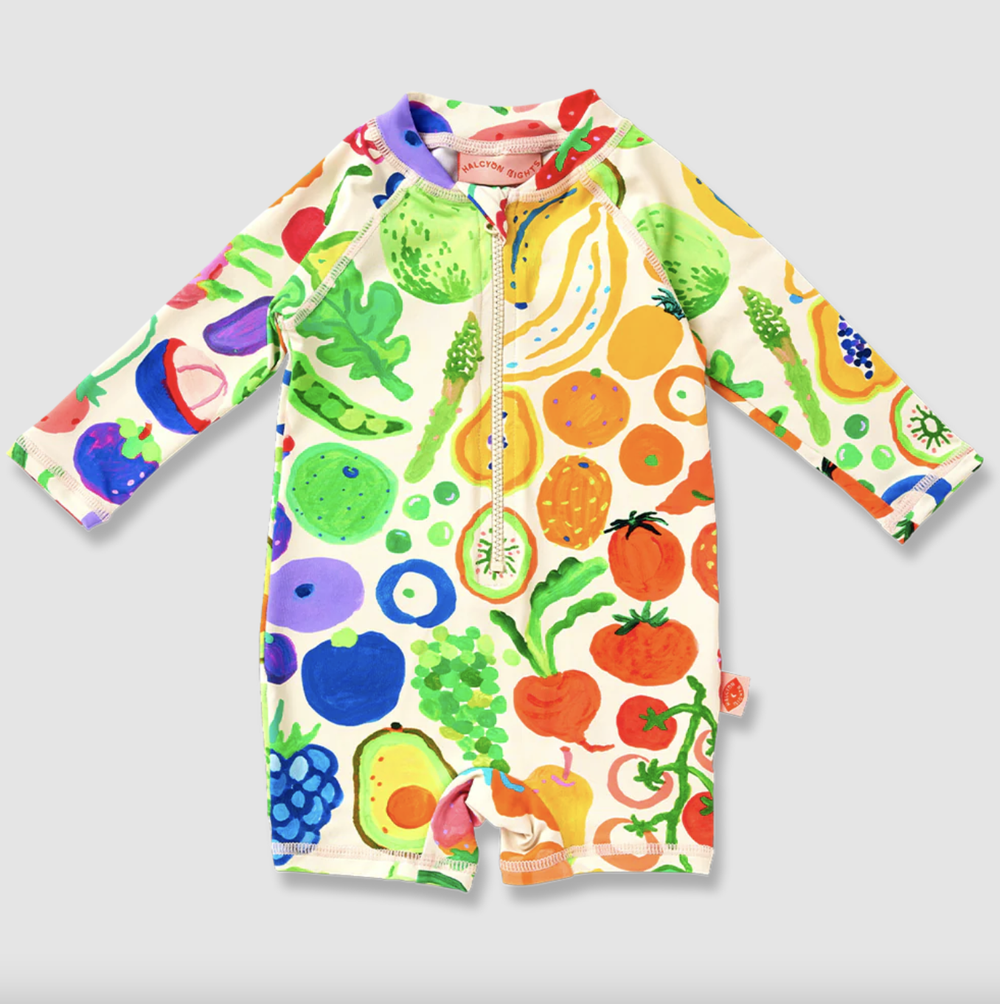 Long Sleeve Rash Suit Eat the Rainbow