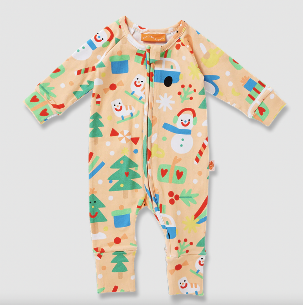 Twinkle Town Long Sleeve Romper