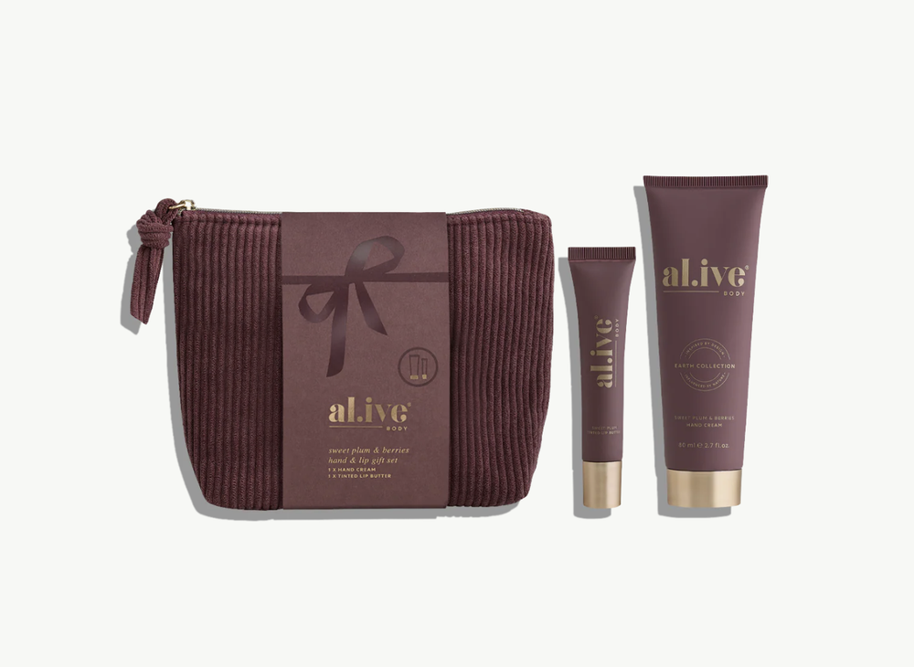 Sweet Plum & Berries Hand & Lip Gift Set