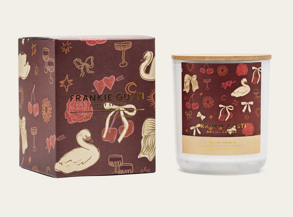 Artist Series Candle- Young Hearts- Kimmy Hogan