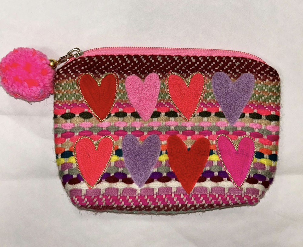 Multi Hearts Purse