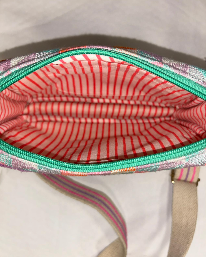 
                      
                        Pastel Stripes Camera Bag
                      
                    