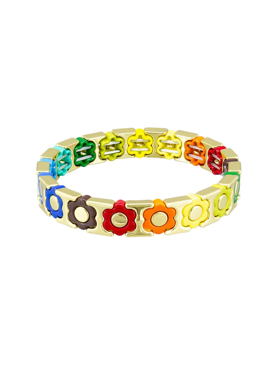 Gold Coloured Daisy Bracelet