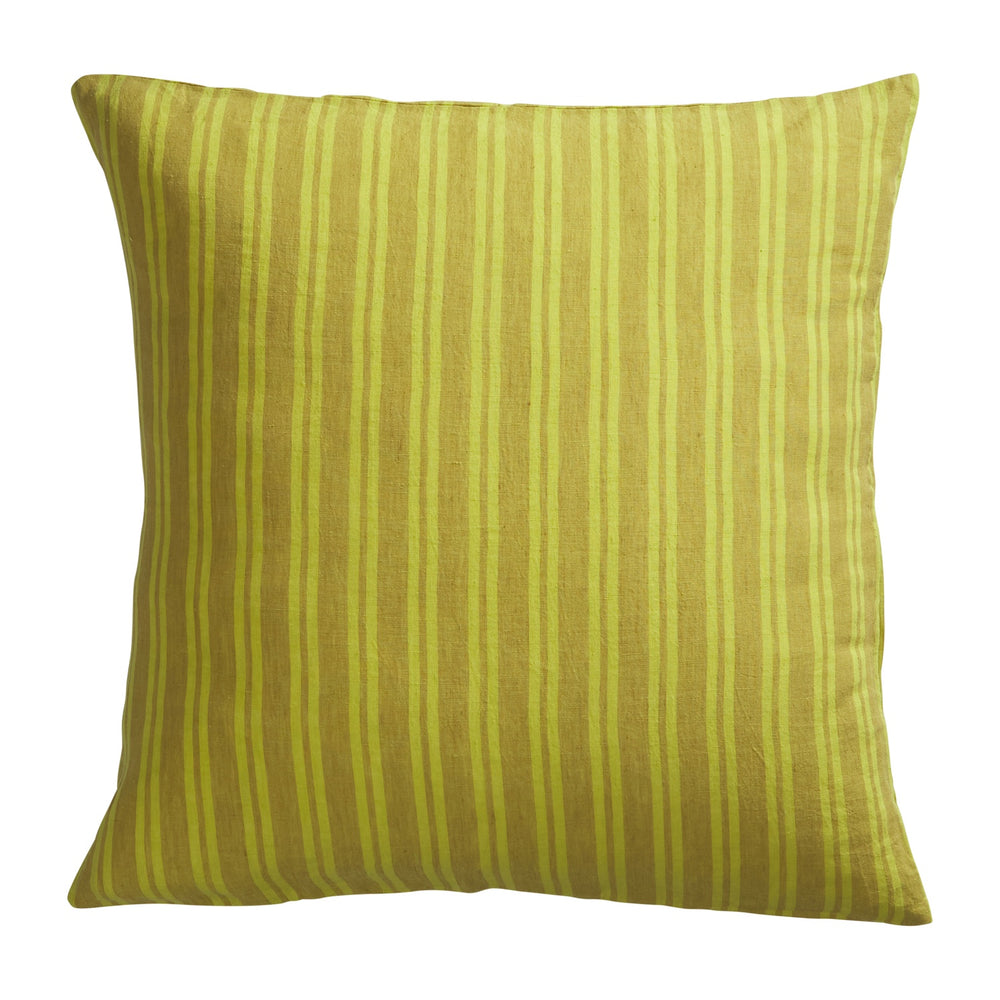 Nadine Linen Euro Pillowcase Set- Olive