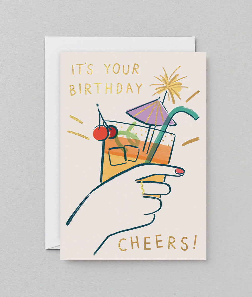 WRAP - Charlotte Trounce - Single Card - It's Your Birthday Cheers