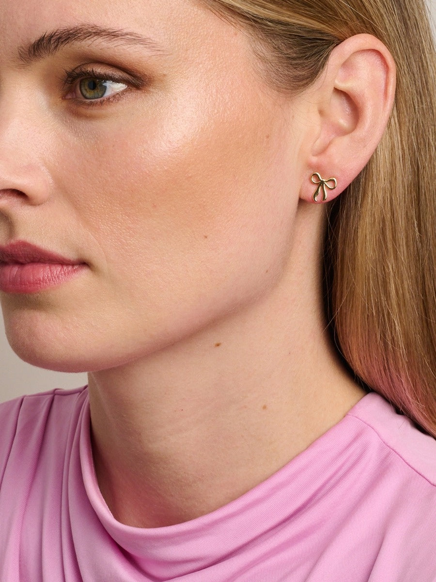 Gold Pippa Bow Earring