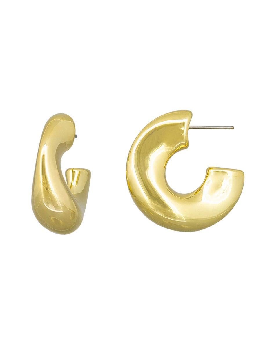 Gold Pinch Hoops