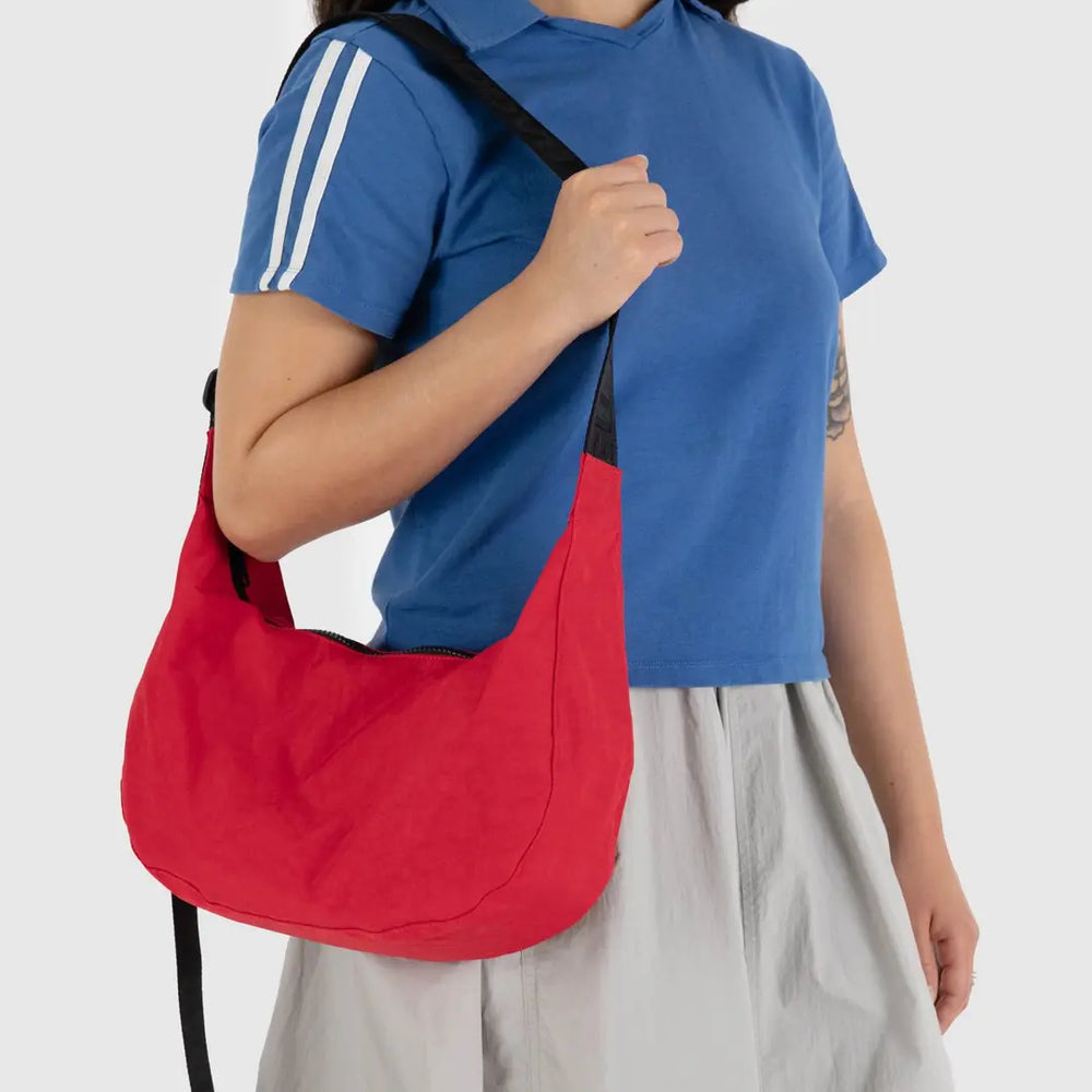 
                      
                        Medium Nylon Crescent Bag - Candy Apple
                      
                    