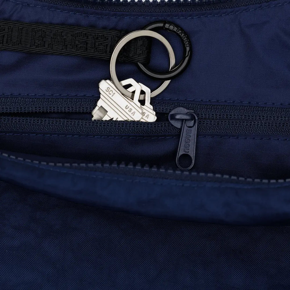 
                      
                        Medium Nylon Crescent Bag - Navy
                      
                    