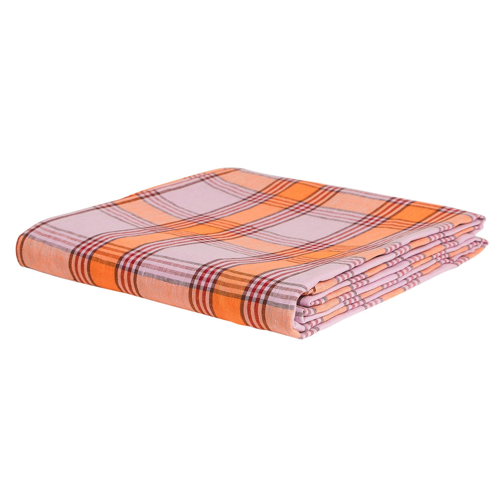 Isla Linen Sheets- Vivid Coral Fitted Sheet