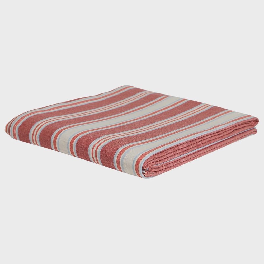 Selene Cotton Fitted Sheets - Crimson