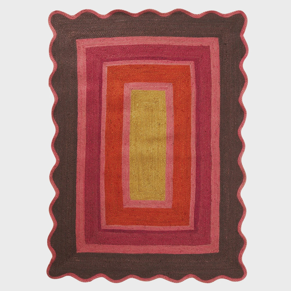 Melvie Jute Rug - Garnet 150x210cm