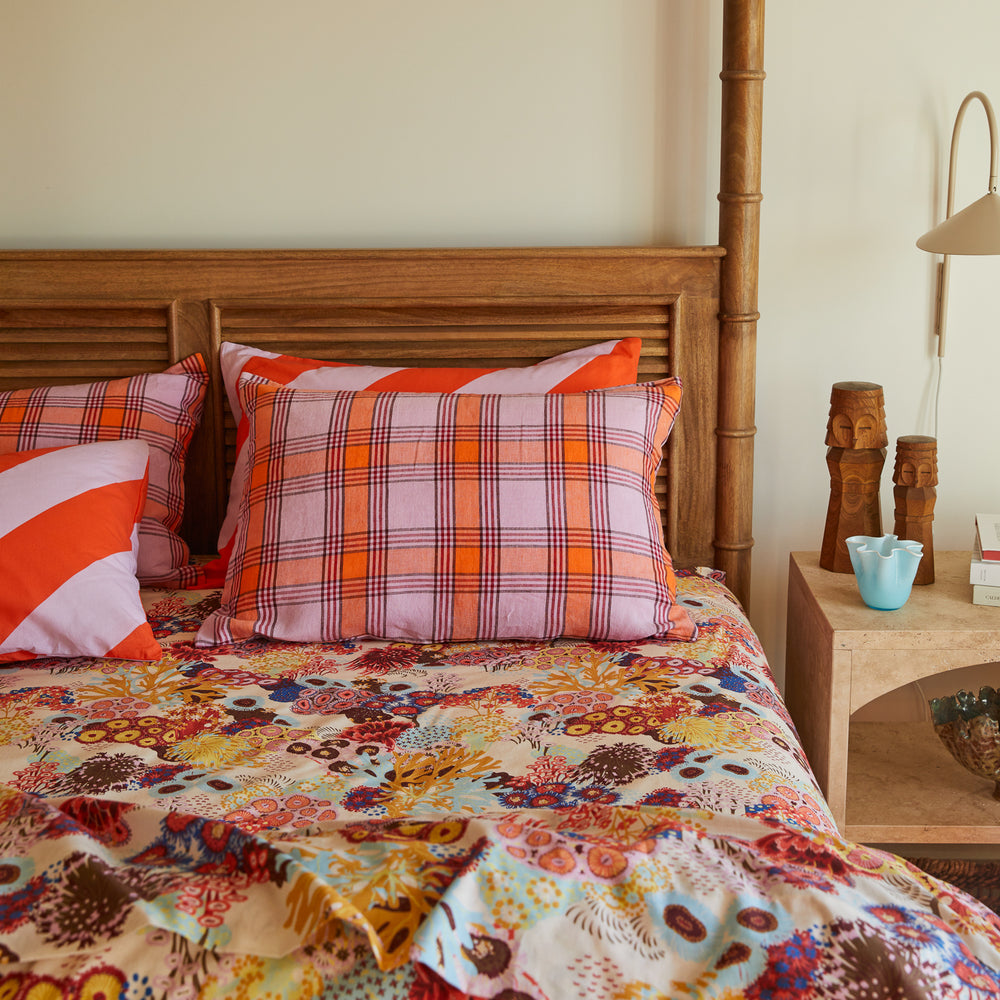 
                      
                        Isla Linen Pillowcase Set- Vivid Coral Standard
                      
                    