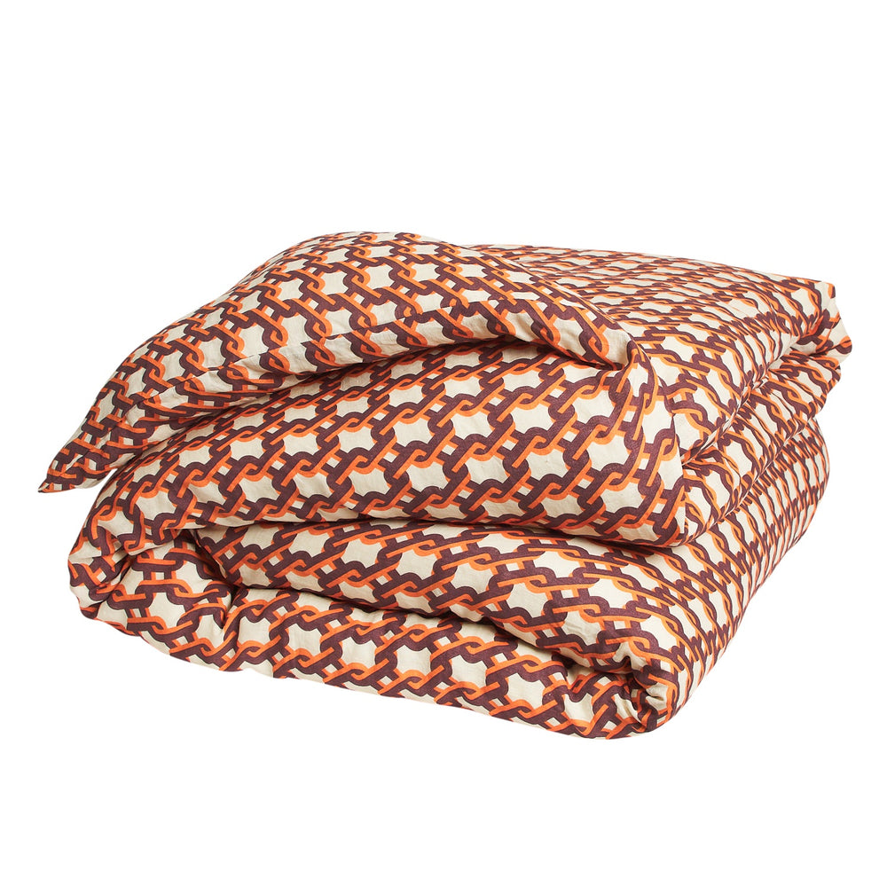 Marciela Linen Quilt Cover- Pearl