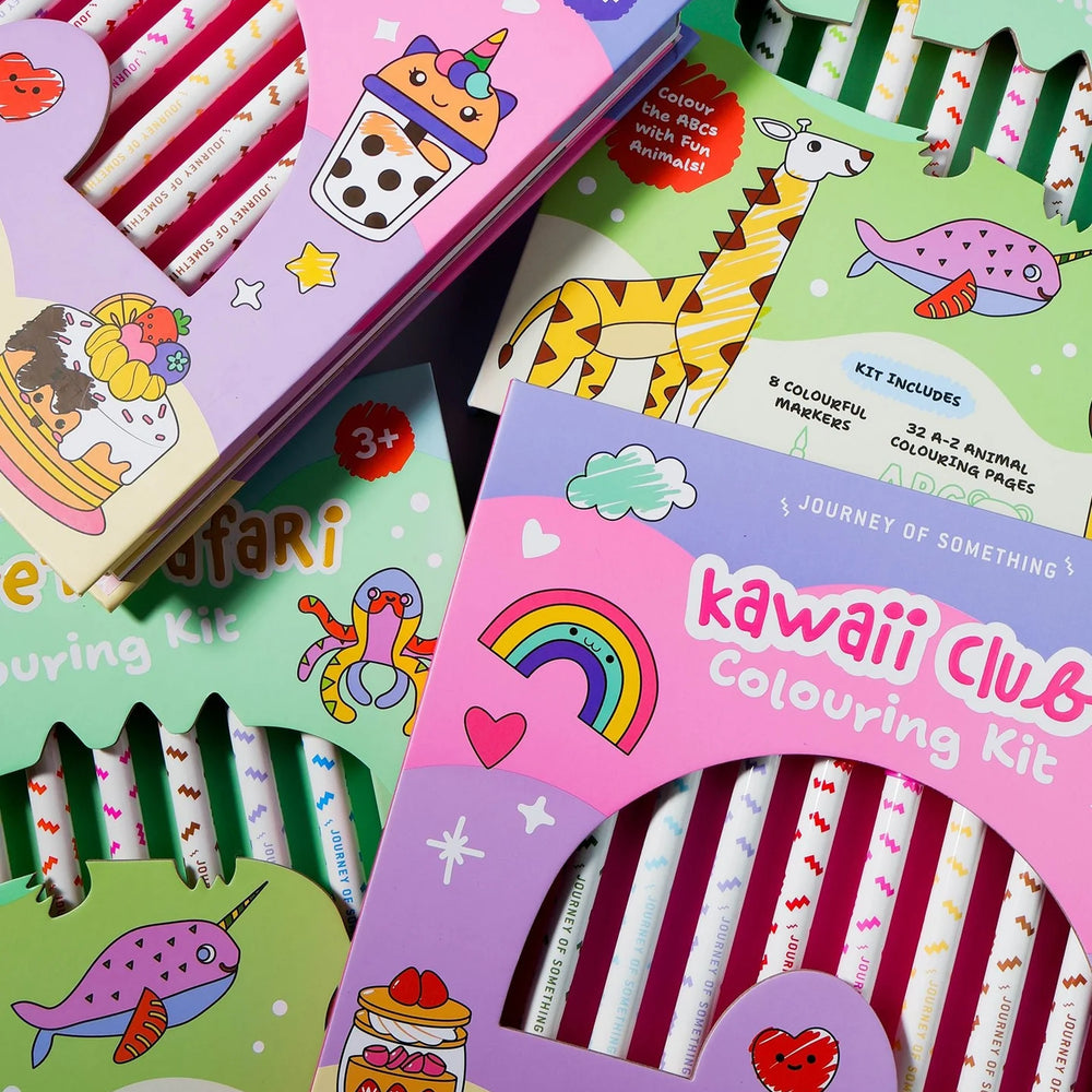 Kawaii Club Colouring Kit – Marlbro House