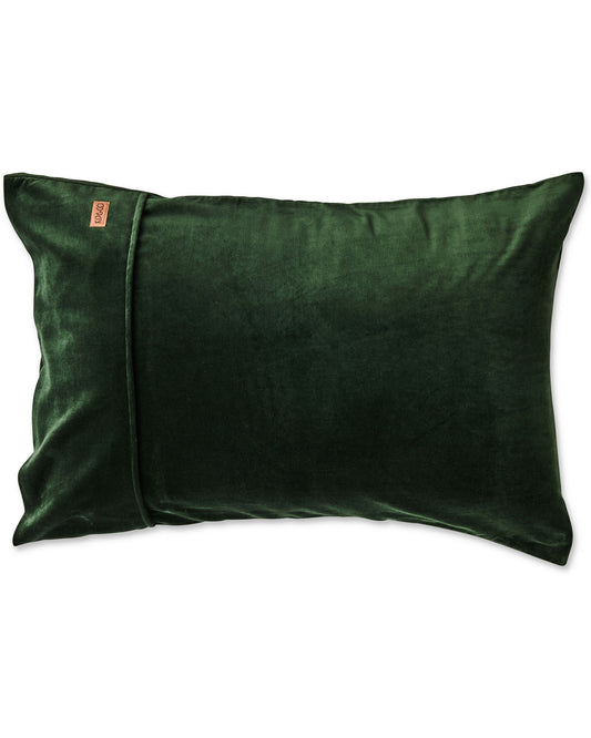 Kombu Green Velvet Pillowcases 2P Std Set