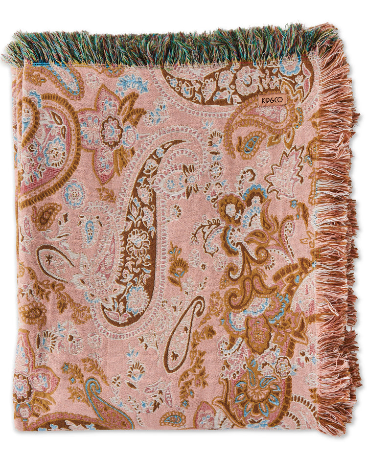Paisley Paradise Tapestry Throw One Size
