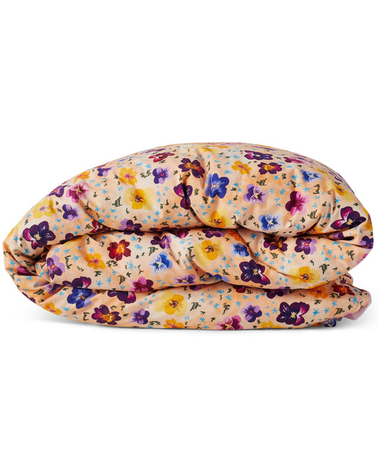 Pansy Organic Cotton Quilt Cover Queen