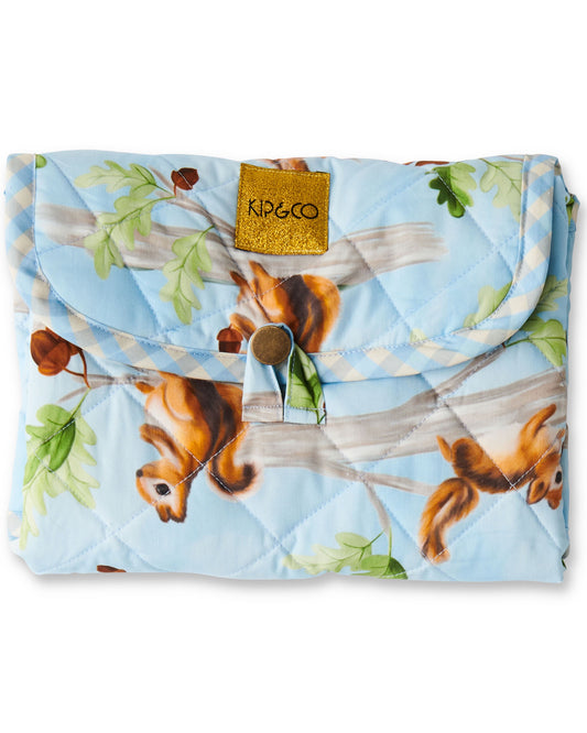 Squirrel Scurry Baby Change Mat One Size