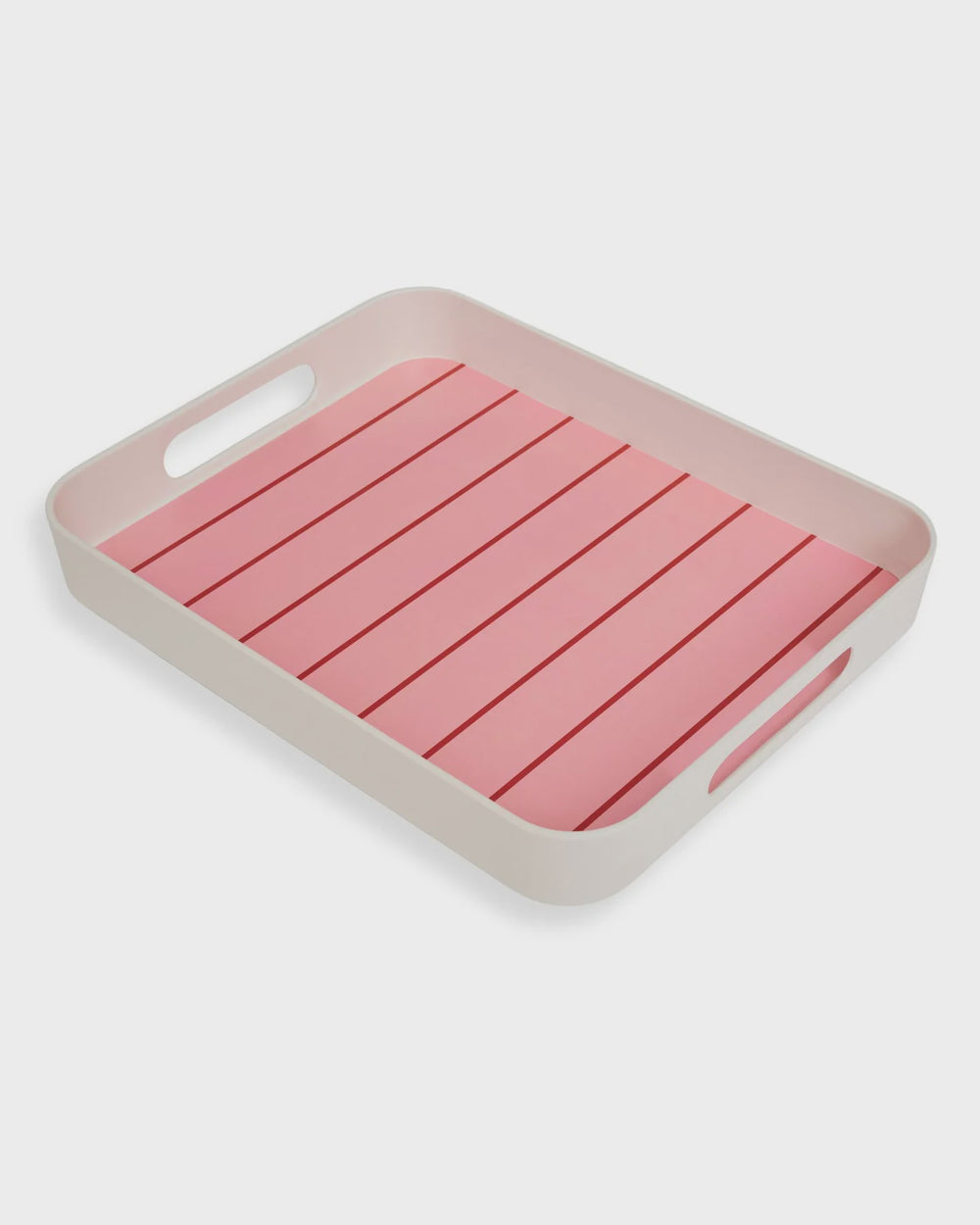 Iced Vovo Stripe Serving Tray One Size