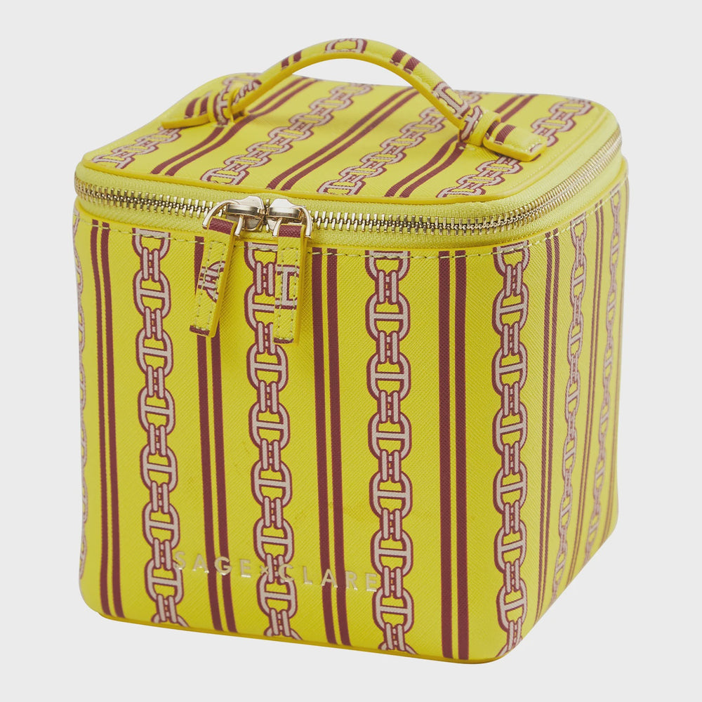 Acadia Cosmetic Bag- Mustard
