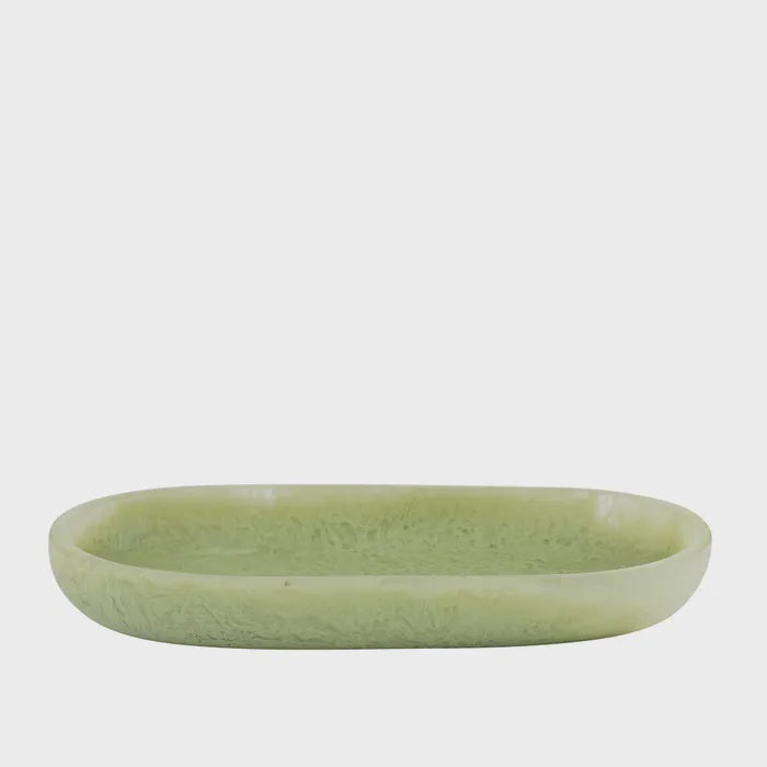Kip Resin Oval Tray Pistachio